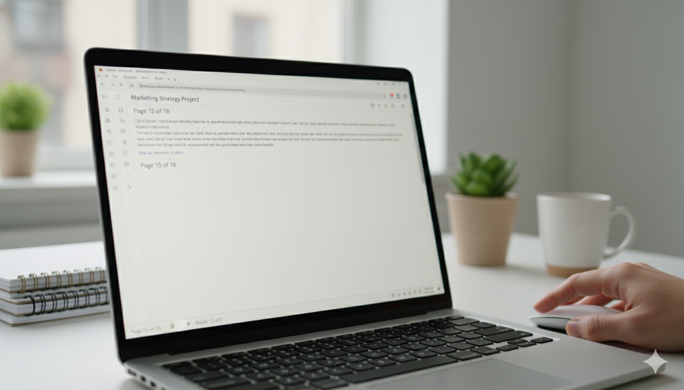 How to Delete a Page in Google Docs