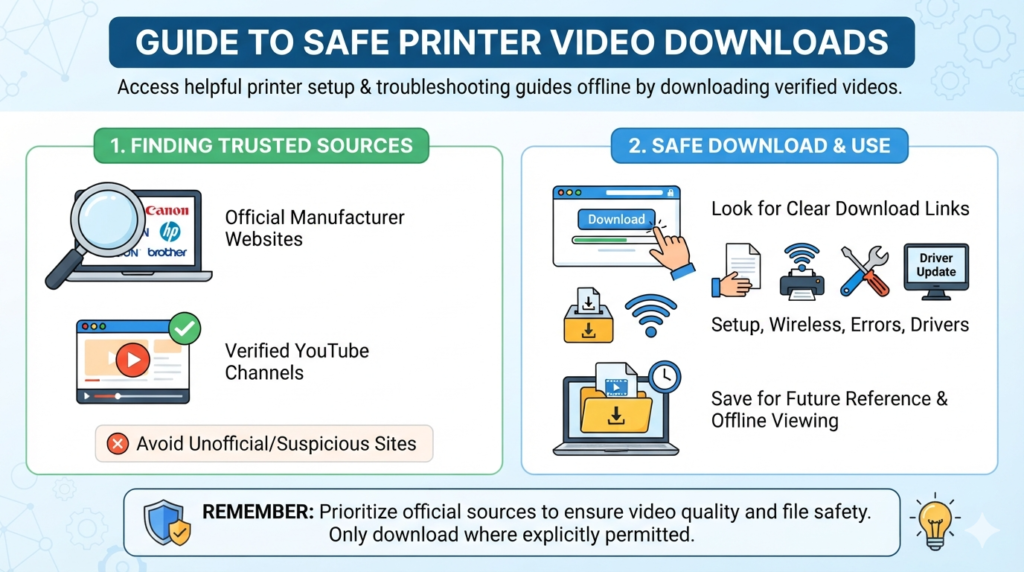 printer video download
